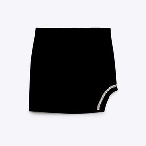 NWT! Zara Jewel Trim Mini Skirt - Sold Out at Zara